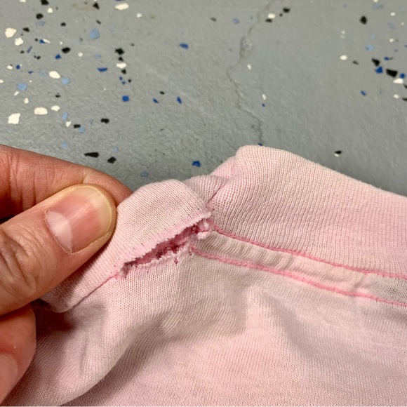 Vintage 1987 Pink Seattle Christian Youth T-Shirt Single Stitch Screen Star S - Picture 12 of 14